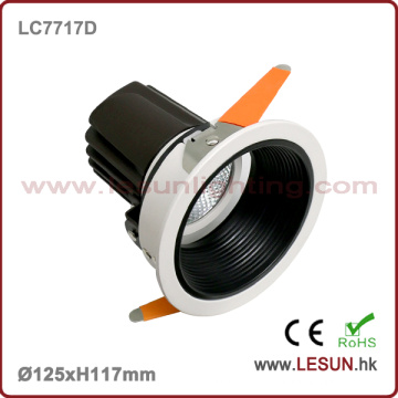 Coupez le trou 115mm 12W enfoncé LED COB vers le bas pour l&#39;éclairage commercial LC7717D